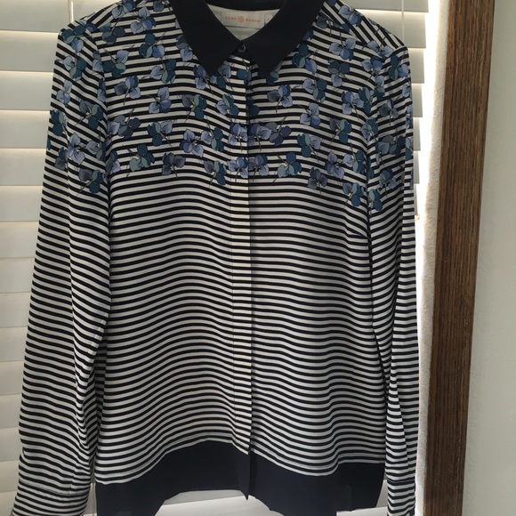 Tory Burch Tops - Tory Burch silk blouse.